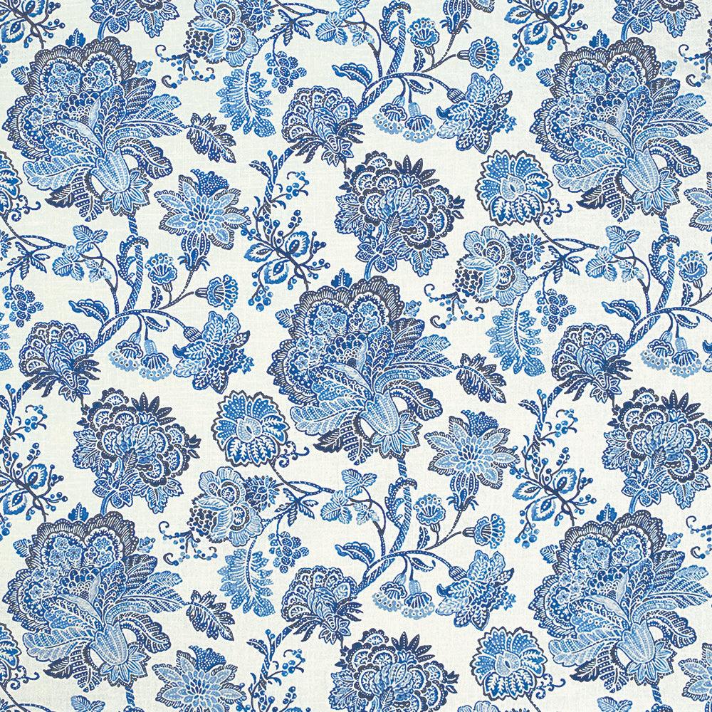 Know The Plot Porcelain Blue - Atlanta Fabrics