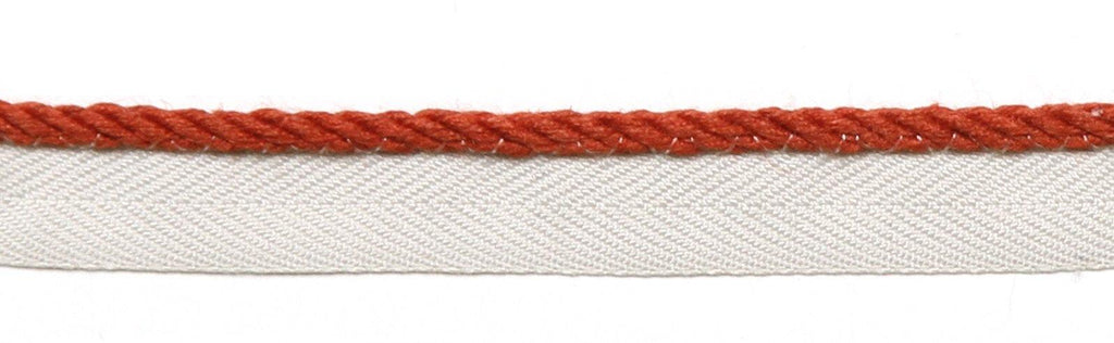 Le Lin 1/8" Micro Cord - Coral - Atlanta Fabrics