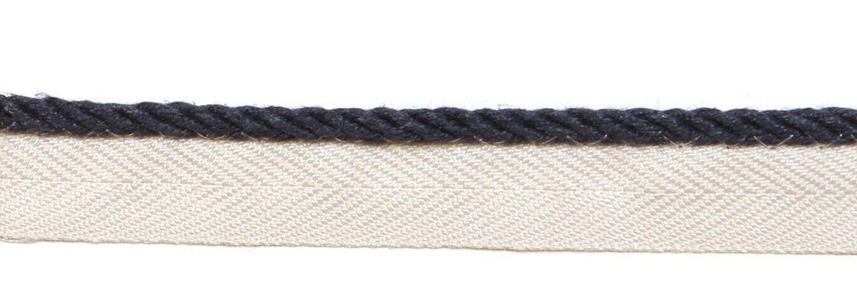 Le Lin 1/8" Micro Cord - Navy - Atlanta Fabrics