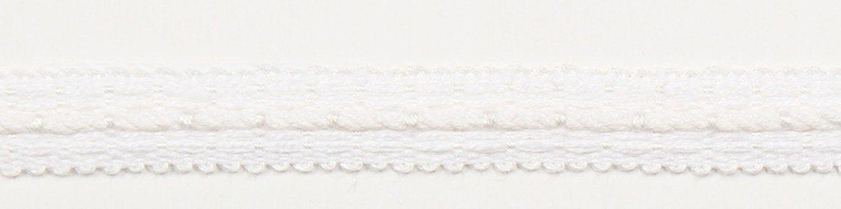 Le Lin Braid 1/2" - White - Atlanta Fabrics