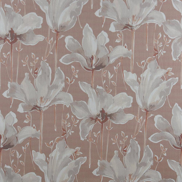 Carole Lotus Blooms Blush Fabric | Atlanta Fabrics