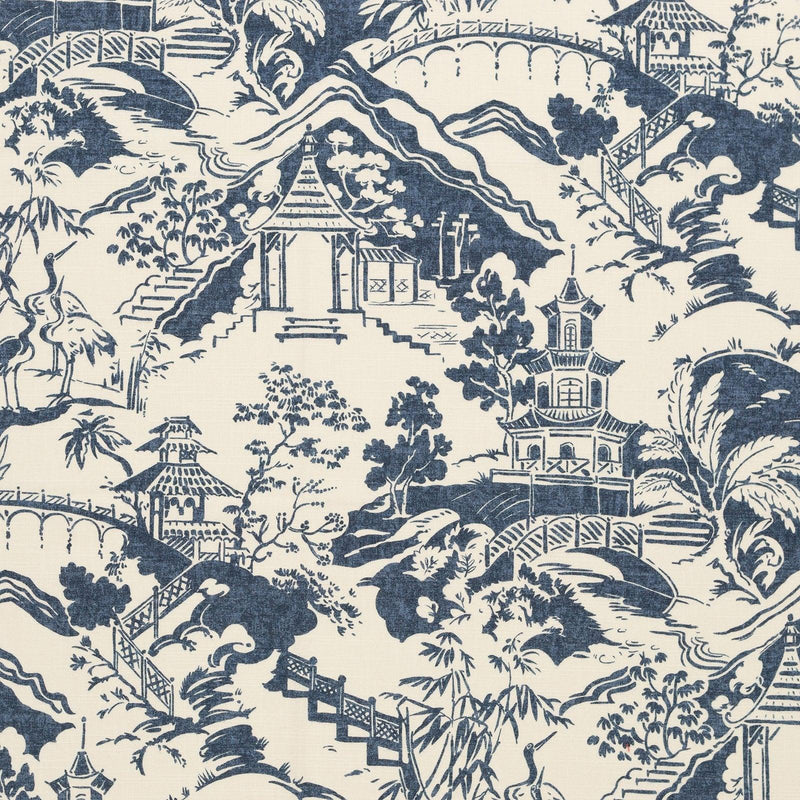 Mandarin-Indigo - Atlanta Fabrics