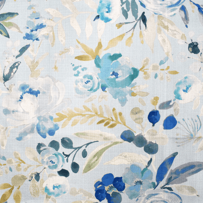 May Flowers F2275 Blue - Atlanta Fabrics