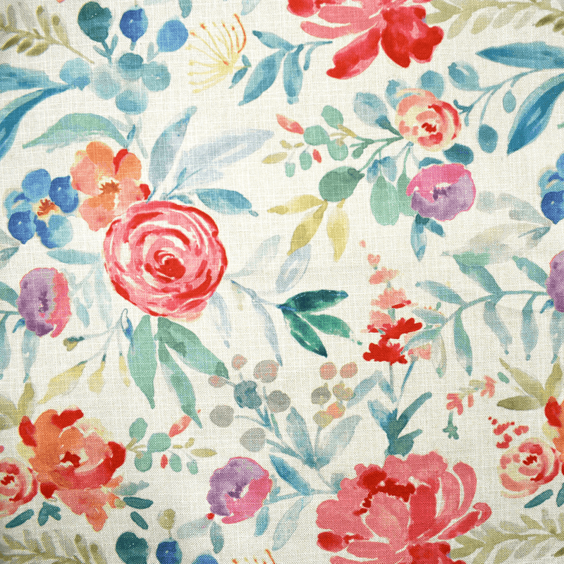 May Flowers F2326 Coral - Atlanta Fabrics
