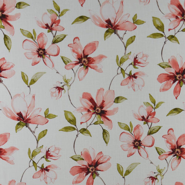 Carole Nights In Georgia Coral Fabric | Atlanta Fabrics