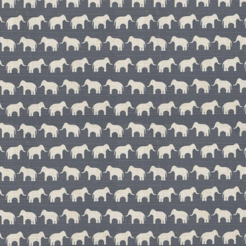 Pachyderm Parade S4183 Slate - Atlanta Fabrics