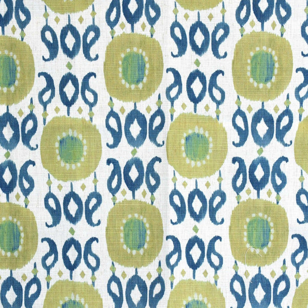 Anna Elisabeth Peace Out S4135 Citron Fabric | Atlanta Fabrics