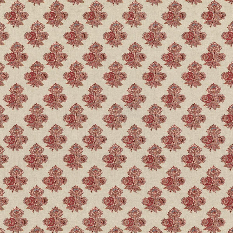 POPPY PAISLEY RED - Atlanta Fabrics