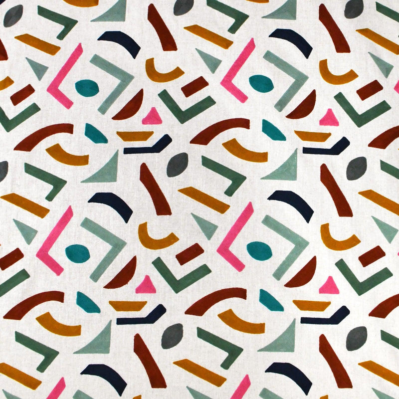 Puzzle Pieces S3441 Confetti - Atlanta Fabrics