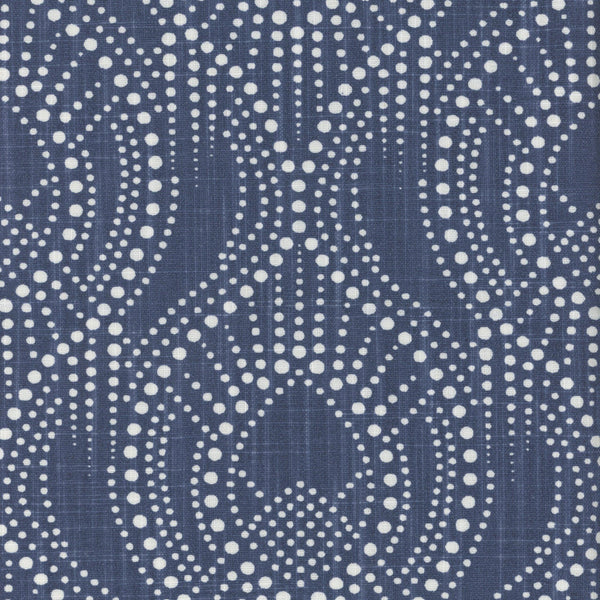Carole Rainy Day Navy Fabric | Atlanta Fabrics