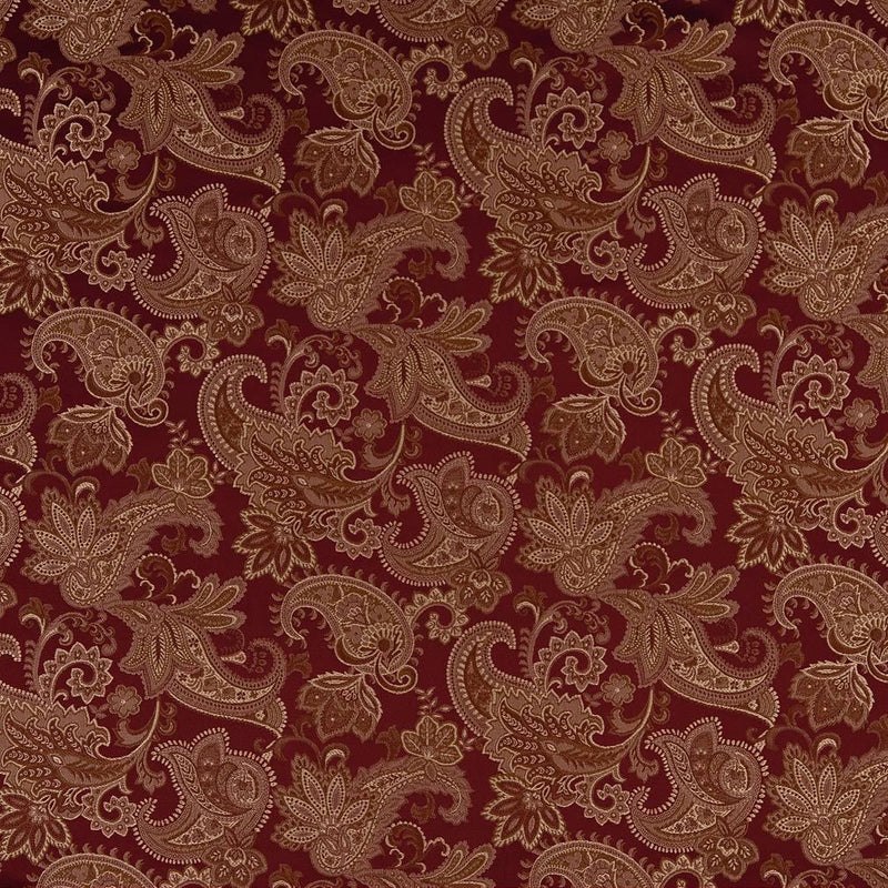 Salviati D1555 Merlot Paisley - Atlanta Fabrics