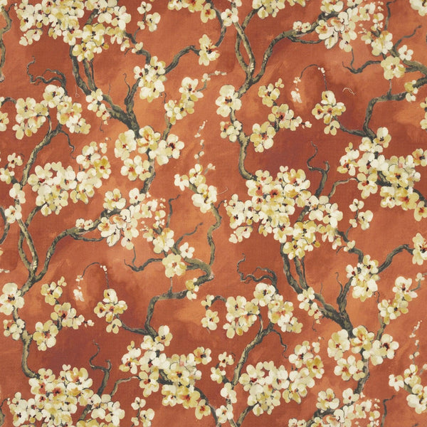 Mitchell Fabrics Shangri La-Persimmon Fabric | Atlanta Fabrics