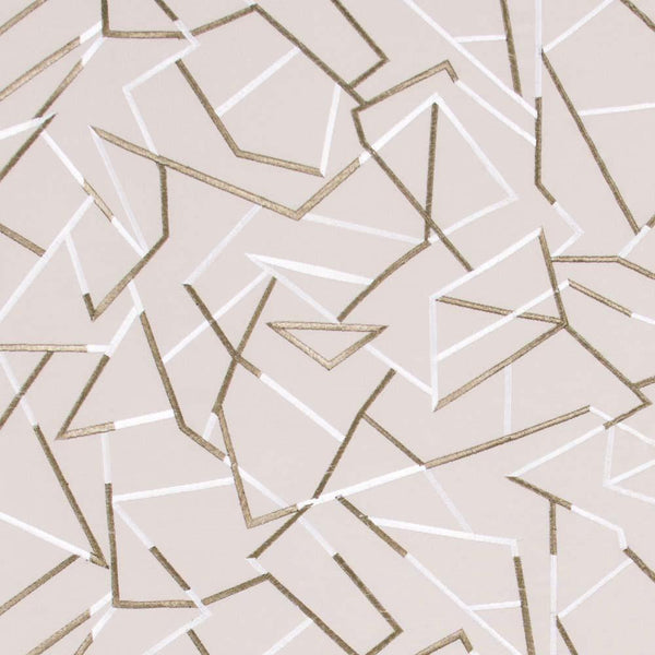 Carole Shattered Glass Bronze Fabric | Atlanta Fabrics