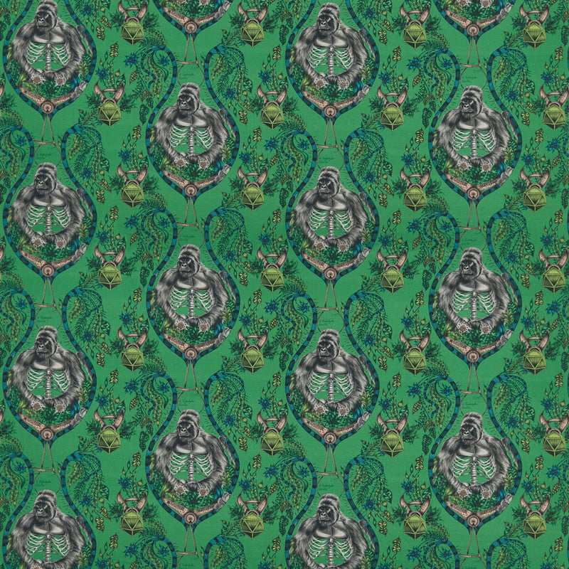 SILVERBACK LINEN - GREEN - Atlanta Fabrics