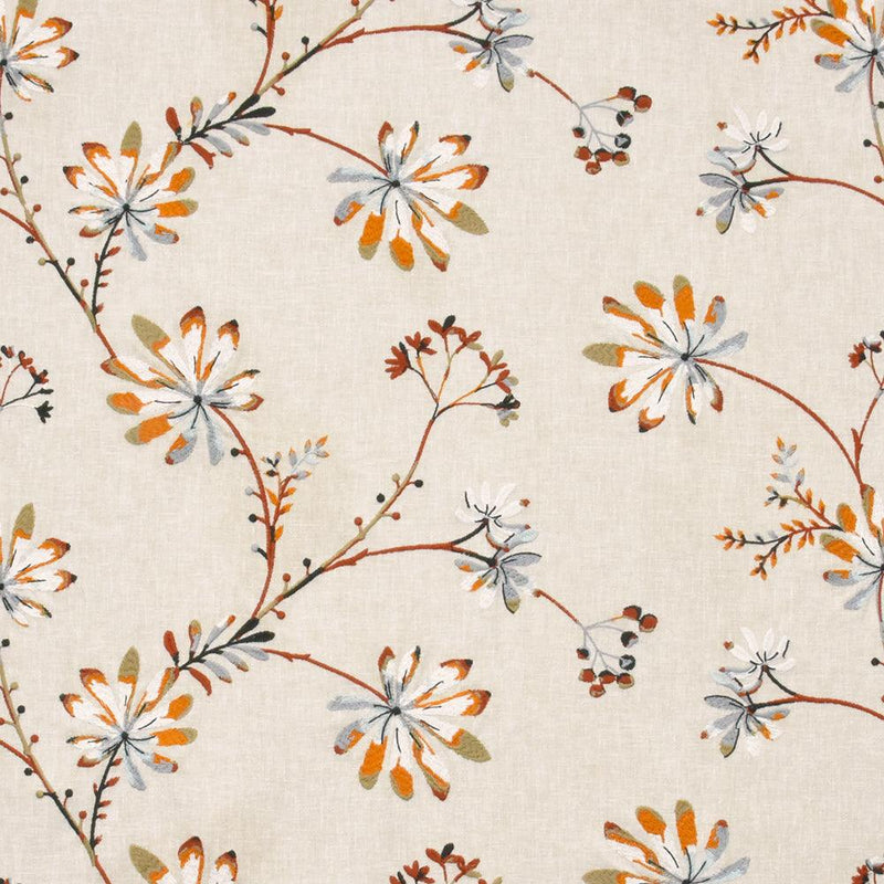 So In Love Tangerine - Atlanta Fabrics