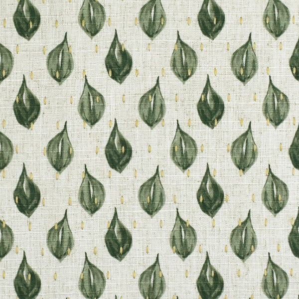 Anna Elisabeth Spathiphyllum S3634 Silversage Fabric | Atlanta Fabrics