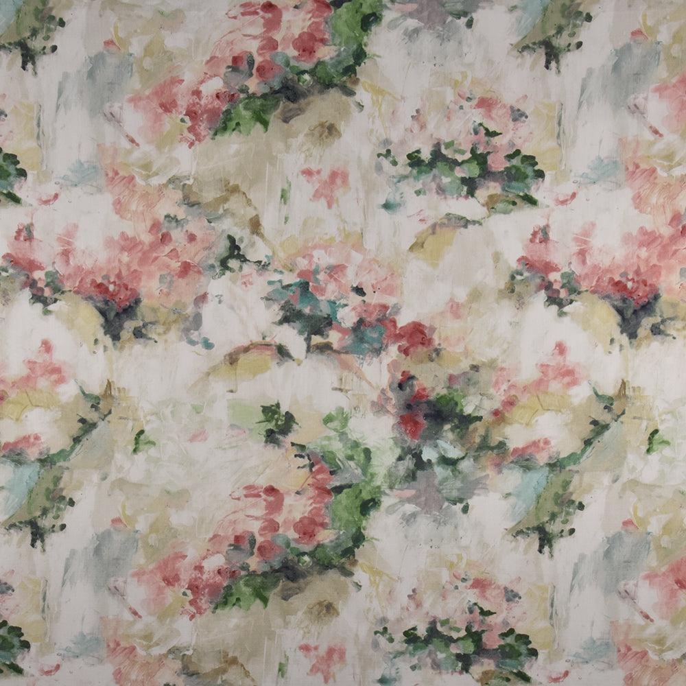 Carole Sunny Disposition Tea Rose Fabric | Atlanta Fabrics