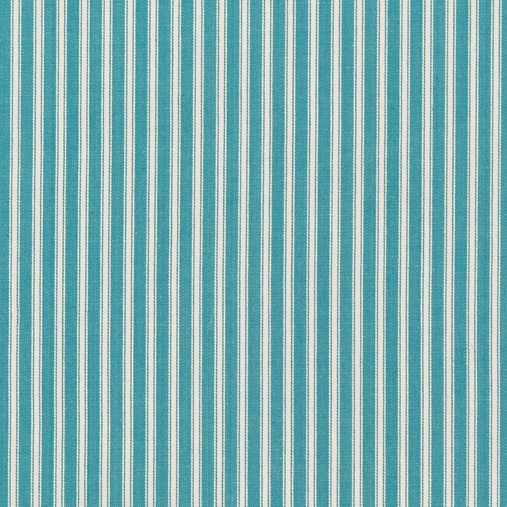 Charlotte Fabrics Ticking D2368 Robins Egg Fabric | Atlanta Fabrics