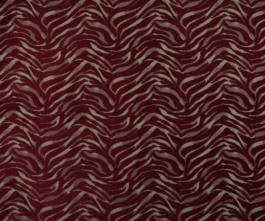 TIGER-BURGUNDY - Atlanta Fabrics