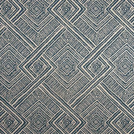 Tile Walk Indigo - Atlanta Fabrics
