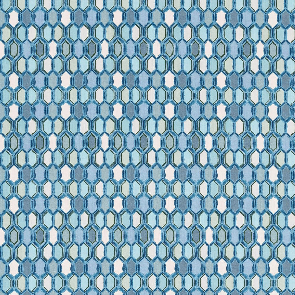 Tile Work S3401 Blu - Atlanta Fabrics