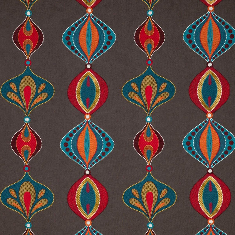 VIVA - TEAL/SPICE - Atlanta Fabrics