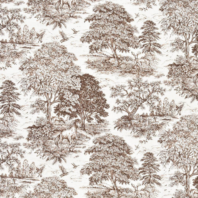 Wild Horses Driftwood - Atlanta Fabrics